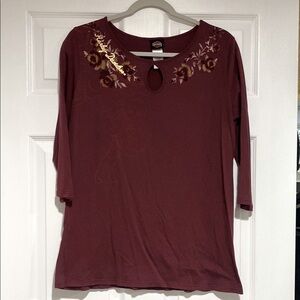 Harley-Davidson 3/4 Sleeve Top